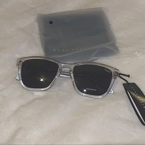 Quay Australia Hardwire Clear Polarized Sunglasses